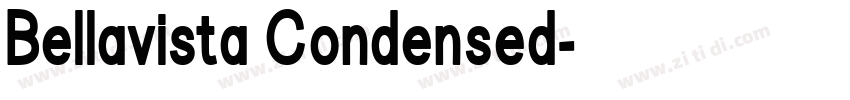 Bellavista Condensed字体转换